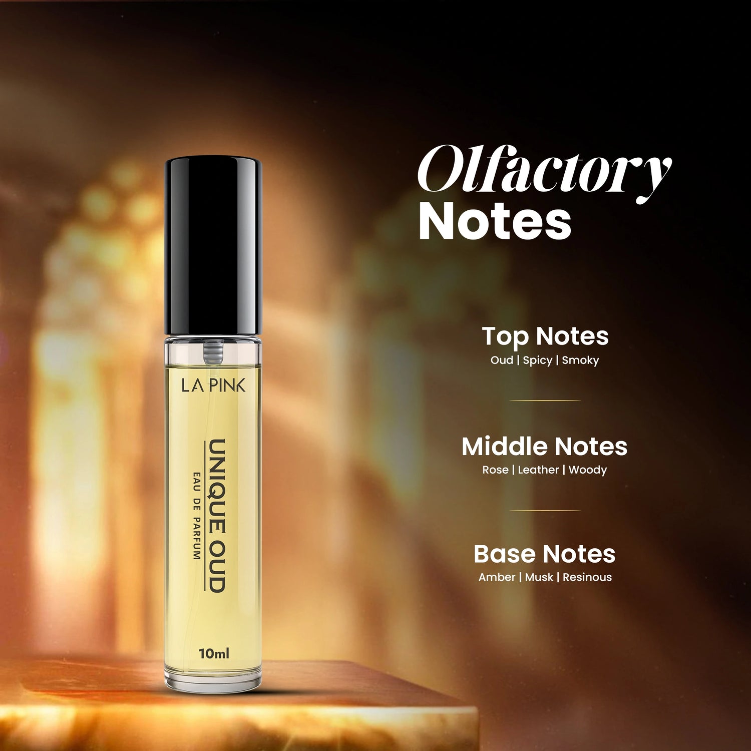 Perfume bottle labeled &