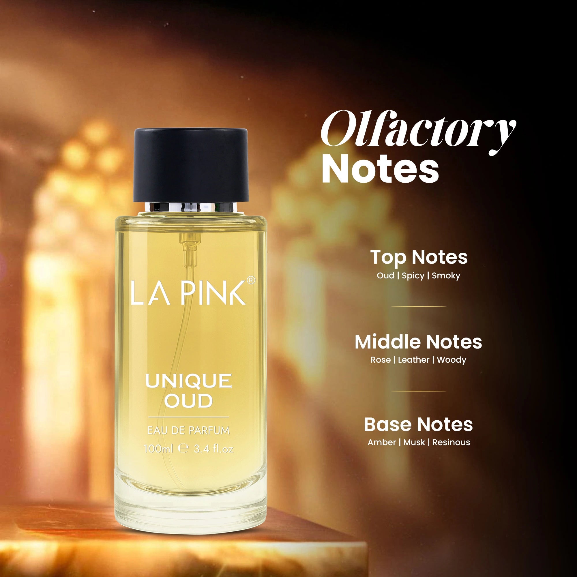 Perfume bottle labeled &