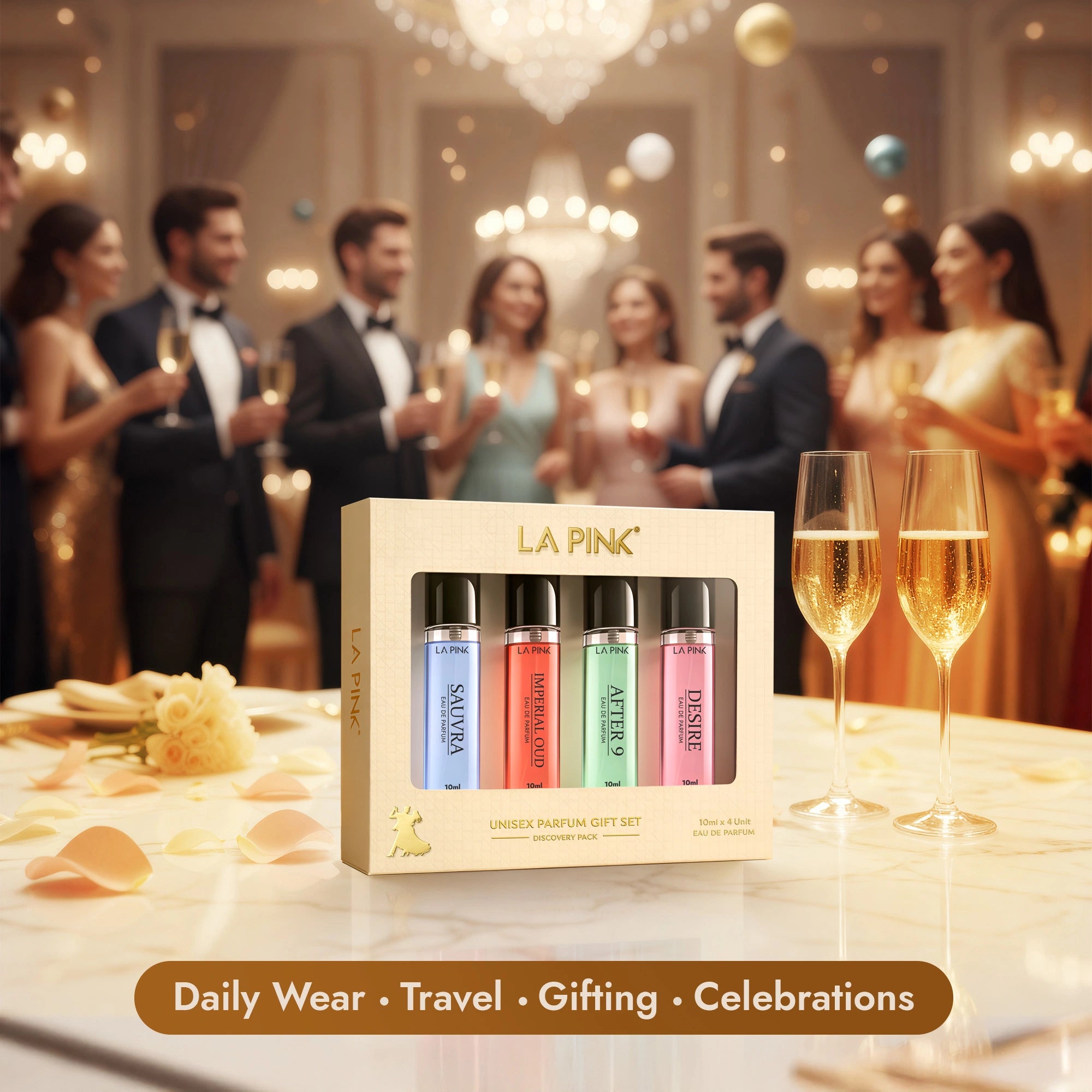 Iconic Collection Luxury Eue De Perfume Discovery Pack - (10ml x 4)