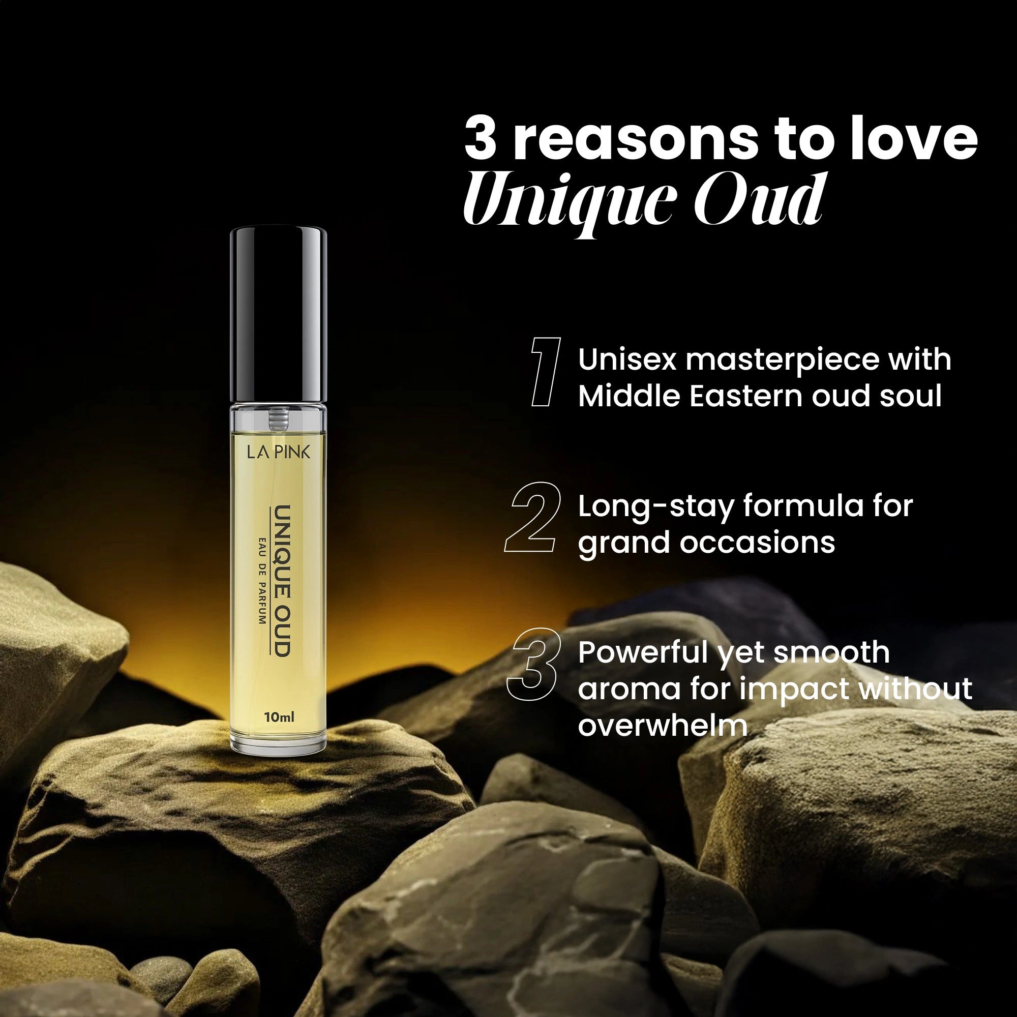 Perfume bottle labeled &