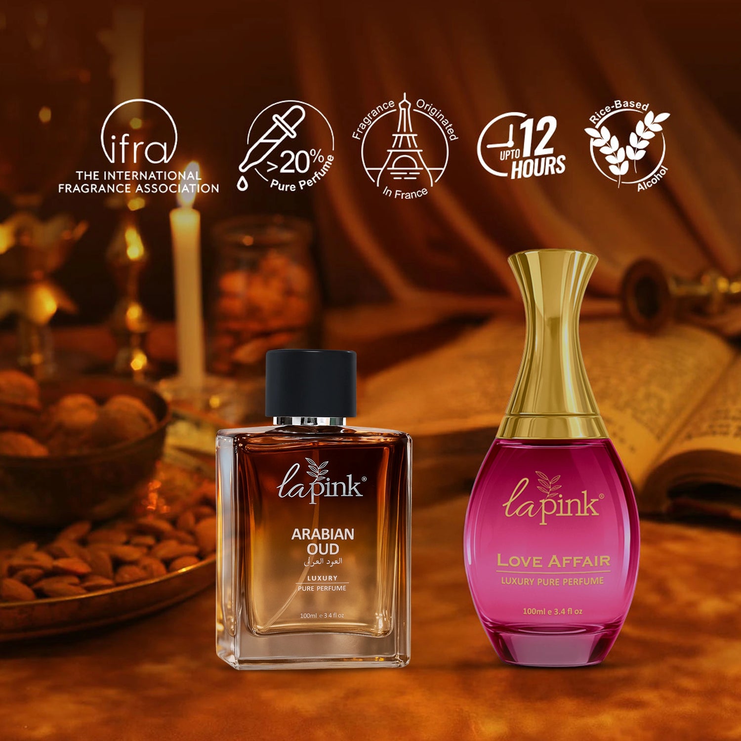 Love Affair &amp; Arabian Oud Pure Perfume Gift Set