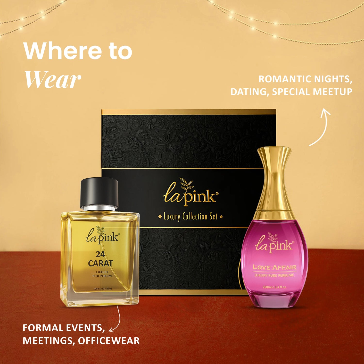 Love Affair &amp; 24 Carat Pure Perfume Gift Set