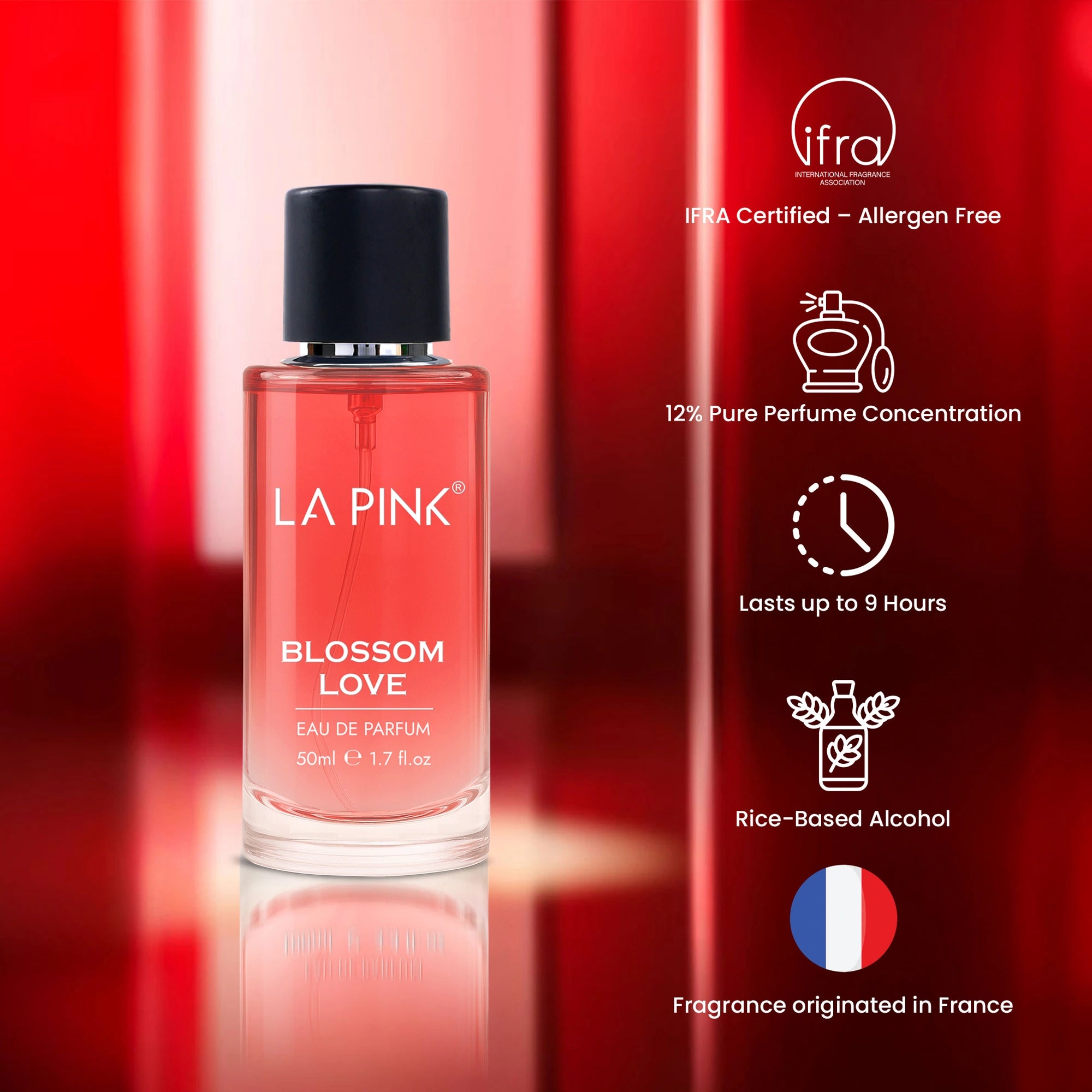 Perfume bottle labeled &