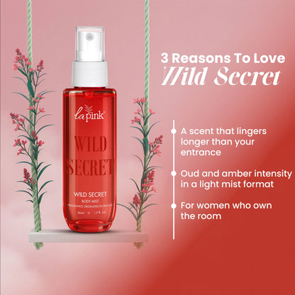 La Pink Body Mist Pack of 4 (50 ML* 4) 200 ML