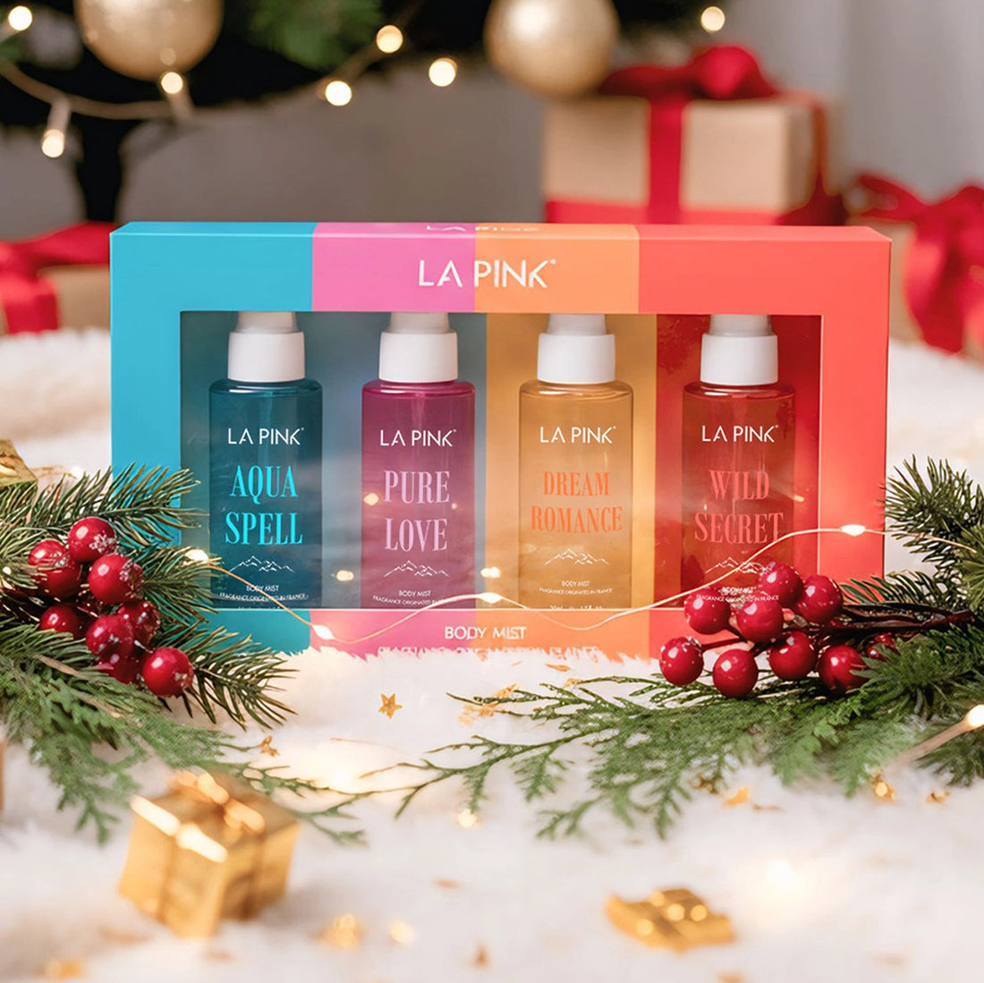 La Pink Body Mist Pack of 4 (50 ML* 4) 200 ML