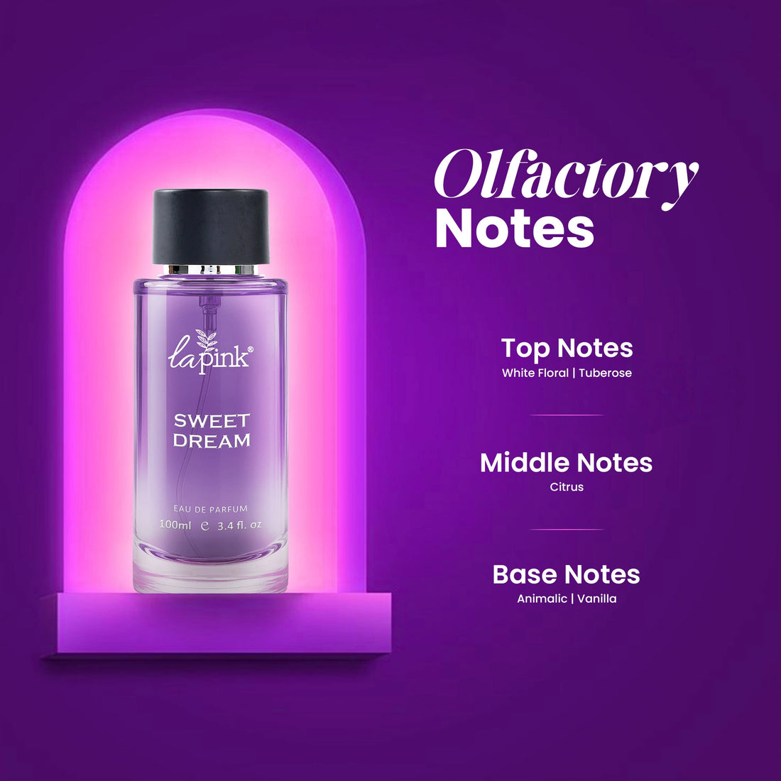 Perfume bottle labeled &