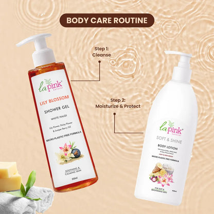 Get Rid of Strawberry Arms &amp; Lega with La Pink Lily Blossom Shower Gel