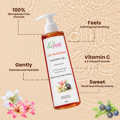 Get Rid of Strawberry Arms &amp; Lega with La Pink Lily Blossom Shower Gel