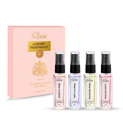 La Pink Perfume Women Gift Pack 4 Pcs