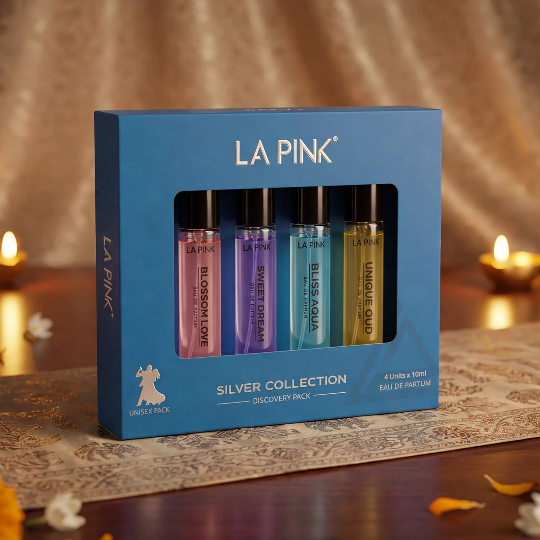 Silver Collection Luxury EDP Perfume Discovery Pack - (10ml x 4)