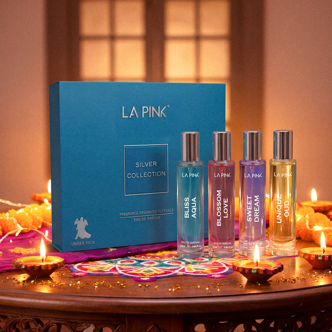 Silver Collection Unisex EDP Perfume Gift Set