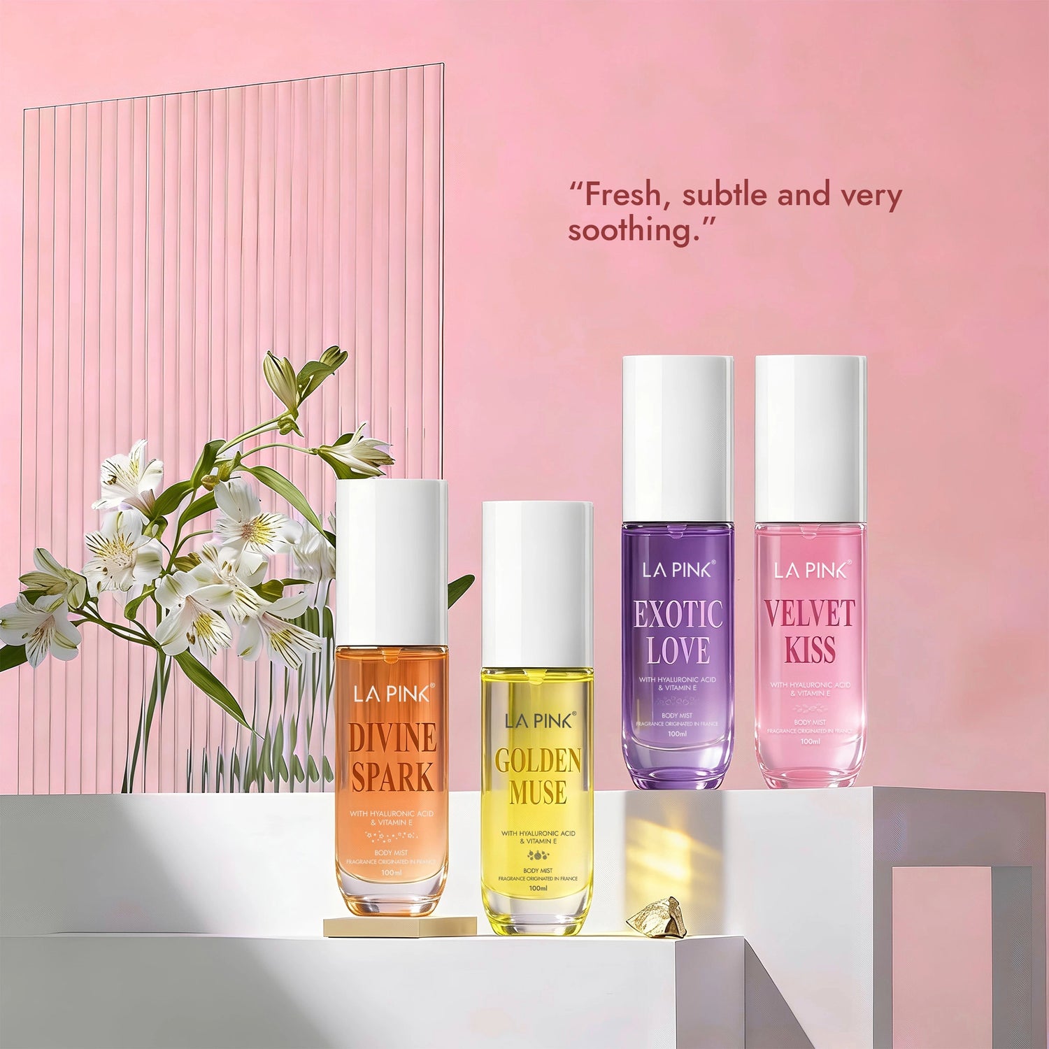 Velvet Kiss Body Mist with Hyaluronic acid &amp; Vitamin E 100ml