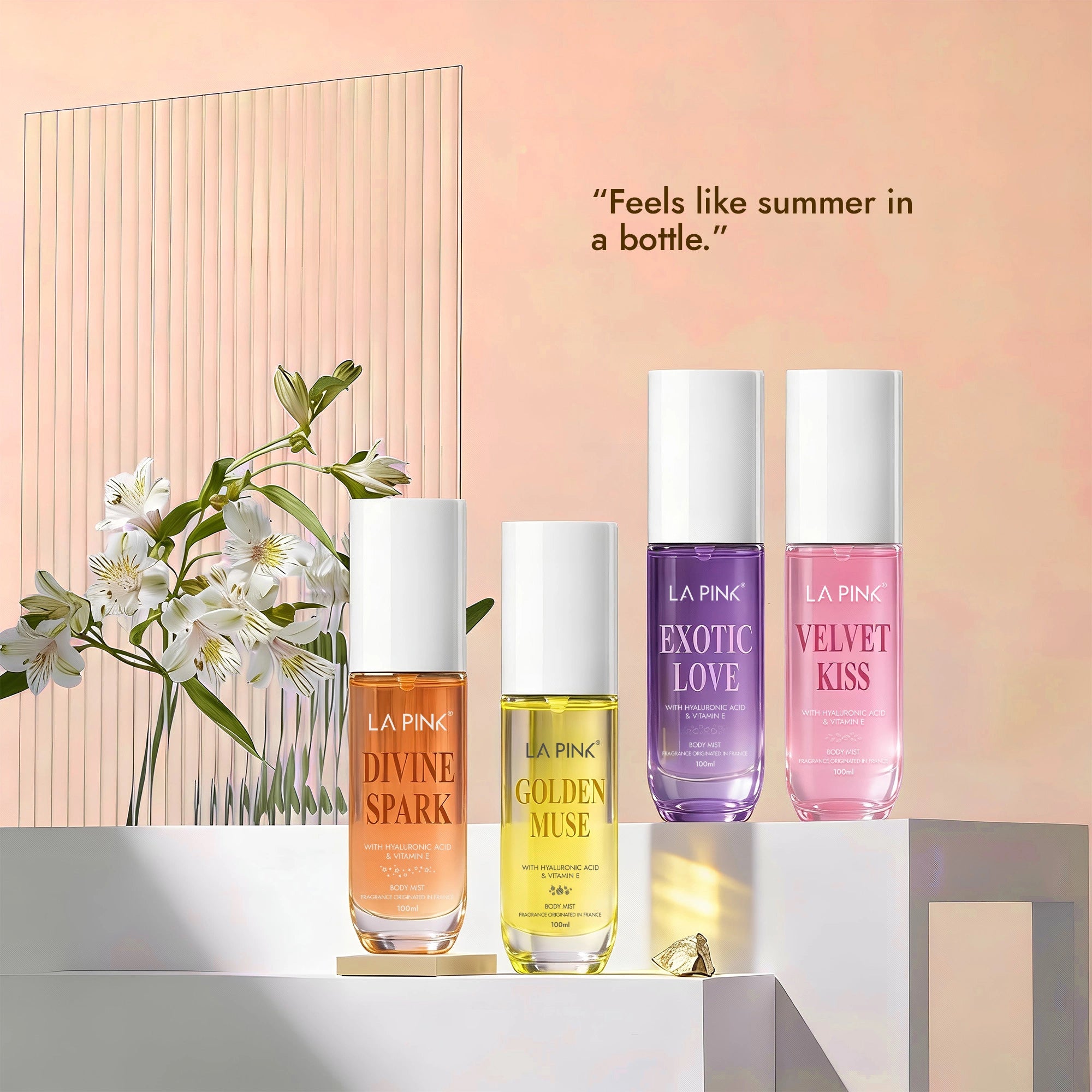 Divine Spark Body Mist with Hyaluronic acid &amp; Vitamin E 100ml