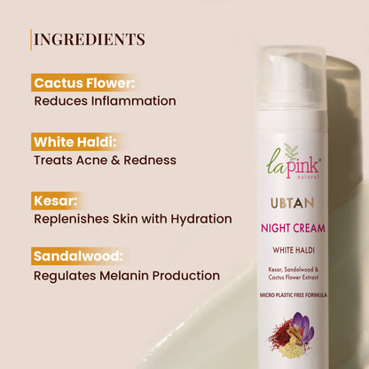 Ubtan White Haldi Day &amp; Night Combo