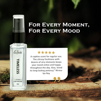 Timeless French Luxury Pure Perfume for Men - 8ml