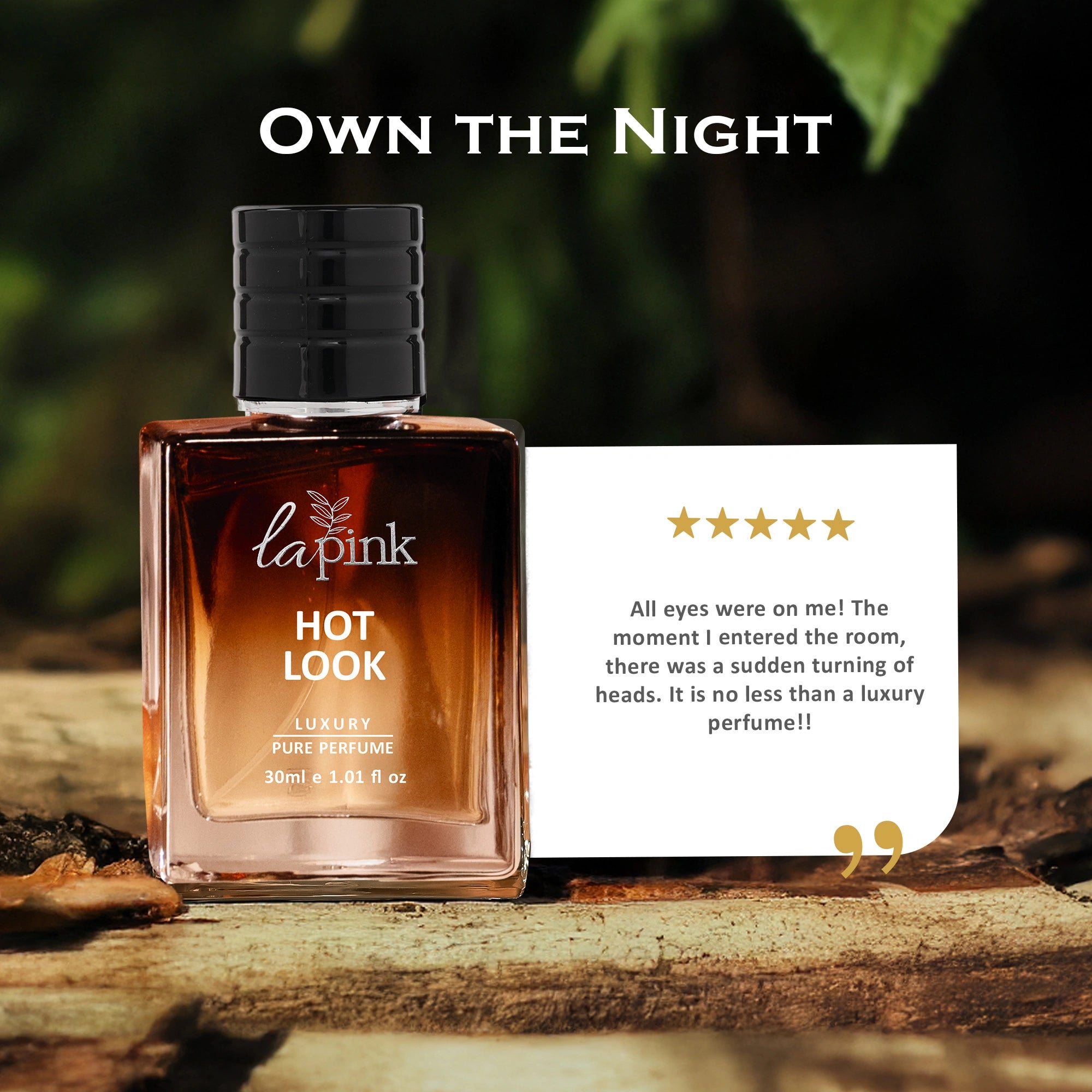 Perfume bottle labeled &