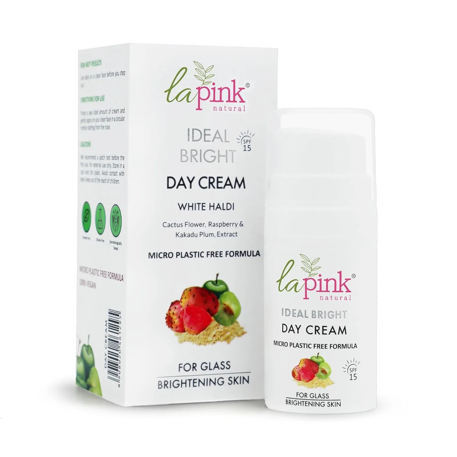 La Pink Ideal Bright Day Cream packaging on a white background