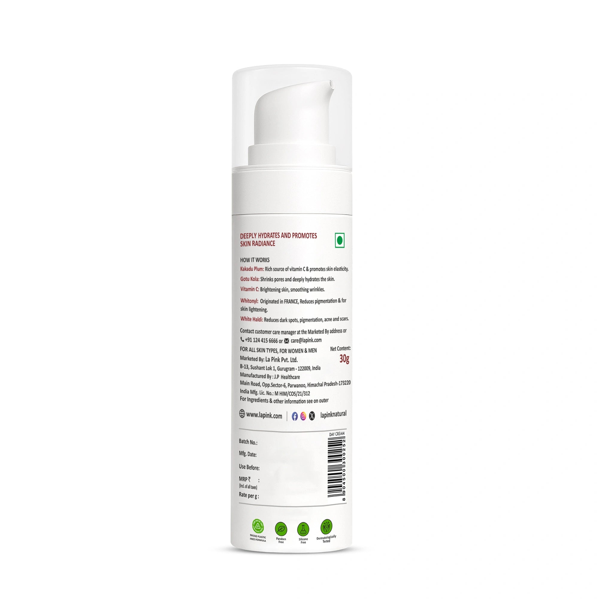 Vitamin C Day Cream with Kakadu Plum &amp; Whitonyl