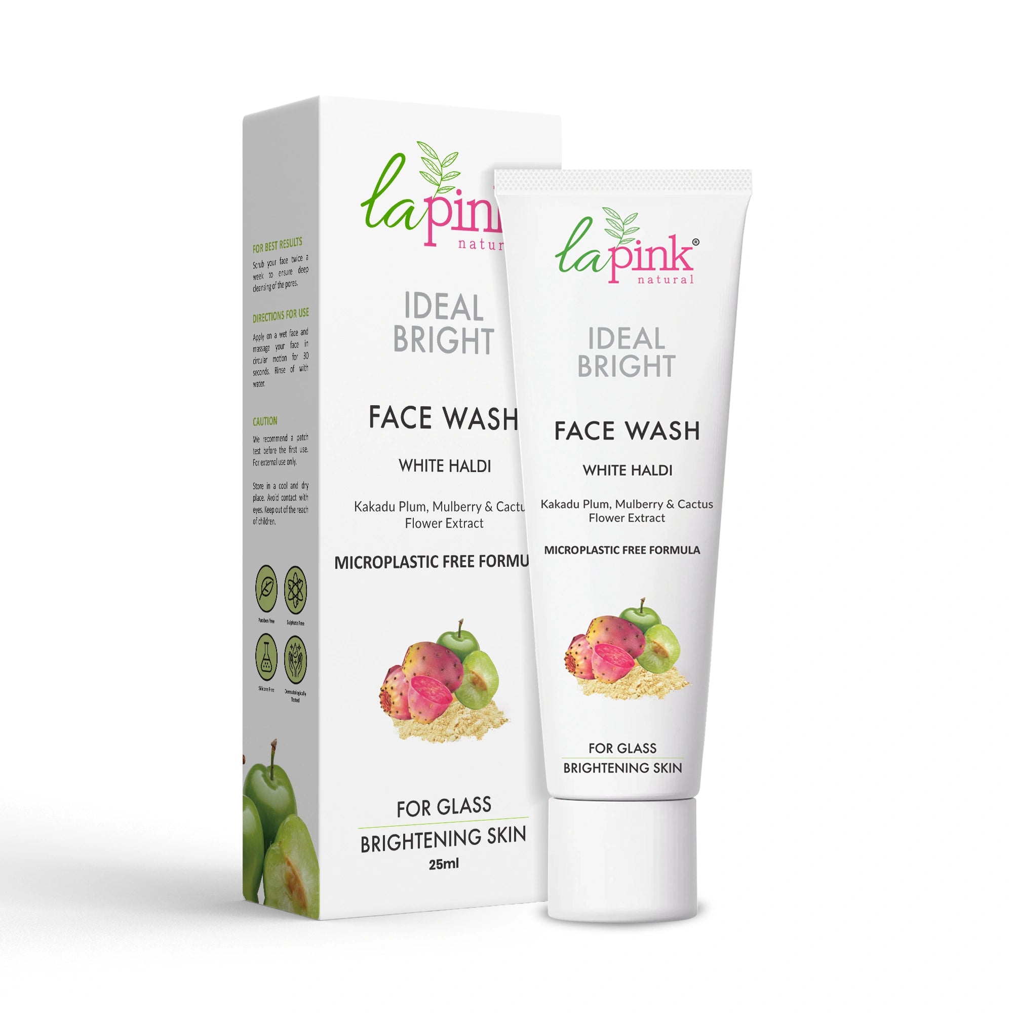 La Pink Ideal Bright Face Wash packaging on a white background
