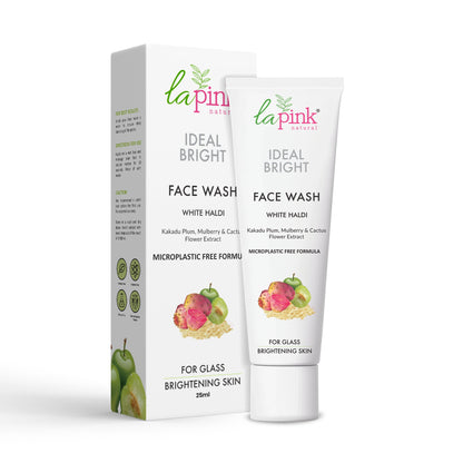La Pink Ideal Bright Face Wash packaging on a white background