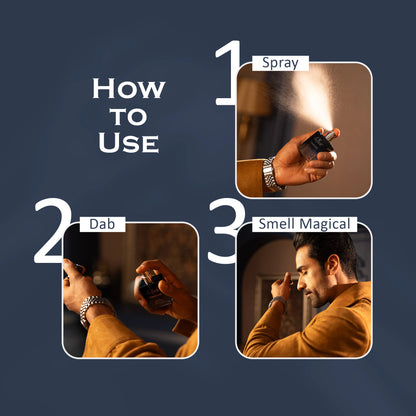 Step-by-step guide on how to use a product with images and text.