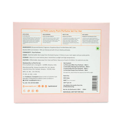 La Pink Perfume Women Gift Pack 30ml (4 Pcs)